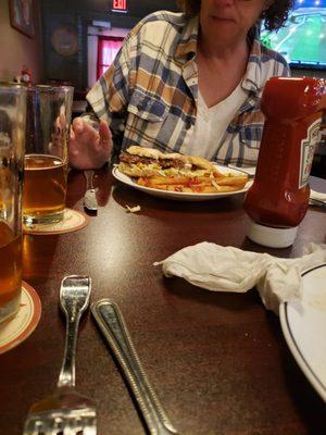 My wife is mesmerized by the grub.