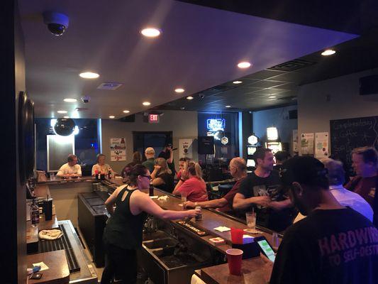 One year anniversary party w/ karaoke..