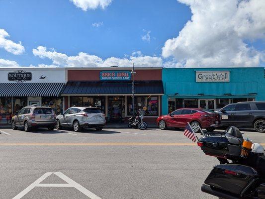 Exterior view of the location.