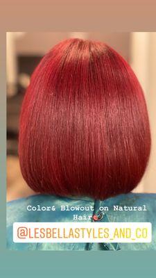 Blow-Out Natural Color Cut Style