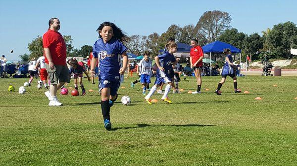 My little soccer star