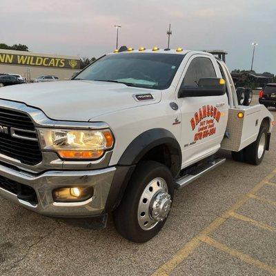 Towing services offered in Jonesboro, Arkansas.