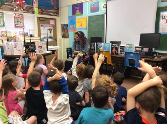 Super Smart Science Series presentation with the kids!
