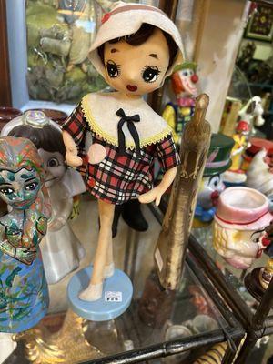 great original doll from japan but it had a huge unsightly soil stain & was very overpriced.