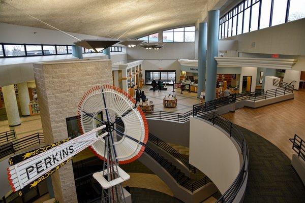 Inside the Mishawaka Library