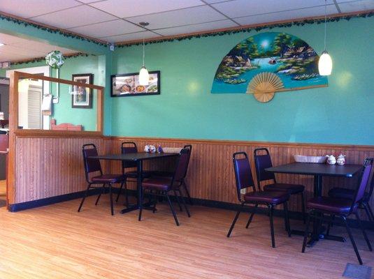 Interior -- really pretty, new, clean, and bright.