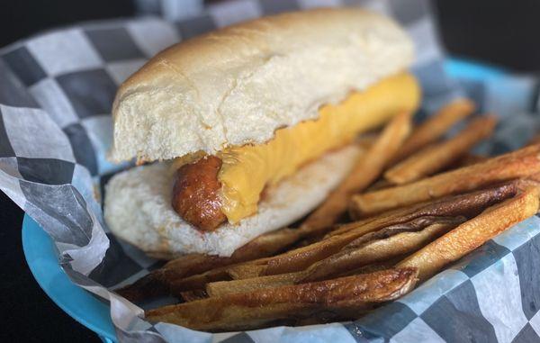 Delicious Hot Sausage Hoagie. Every Thursday night w/ DJ Trivia