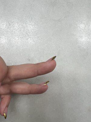Lifted nail
