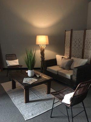 Sitting area to just relax after your float