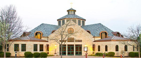 The entrance of the Church of the Nativity.