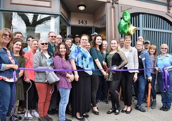 The amazing turnout for our Grand Opening over St. Patrick's Day Weekend in 2019!