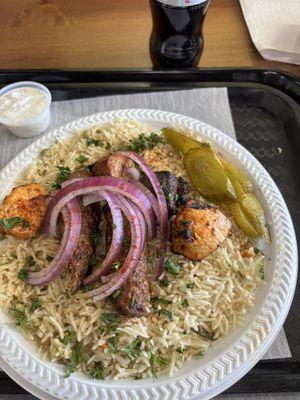 Mixed Kebab O Rice