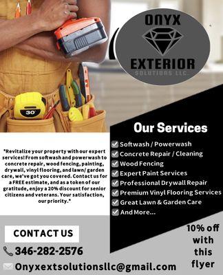 Onyx Exterior Solutions