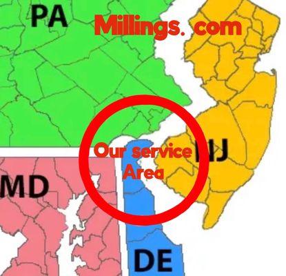 Delivery and installation service area