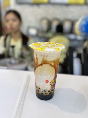 Popular item D13, Brown sugar milk tea.