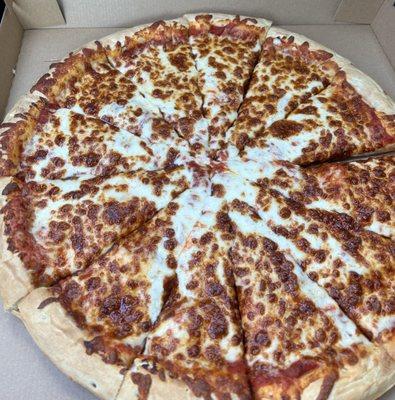 Large cheese pizza