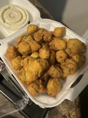 Fried okra