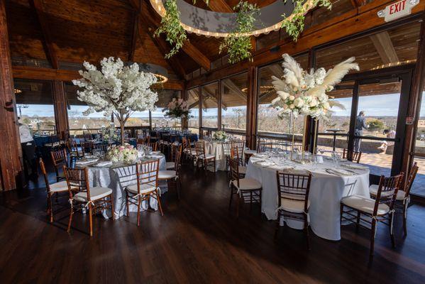 Tables set to perfection.