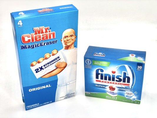 Magic Wipes & Dishwasher Detergent