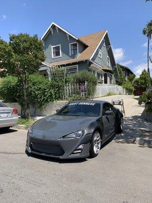 Before Paint Matched Fenders