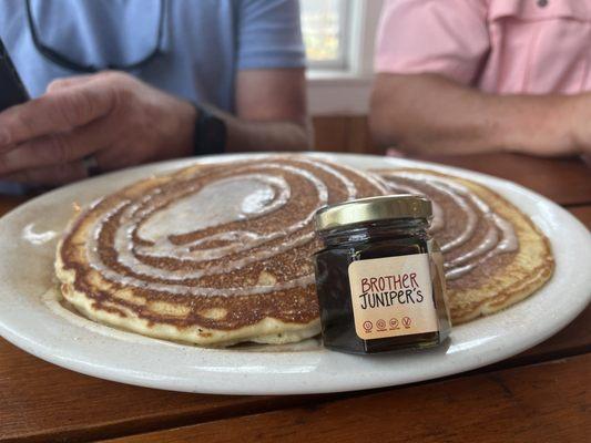 2 Piece Cinnamon Roll Pancakes
