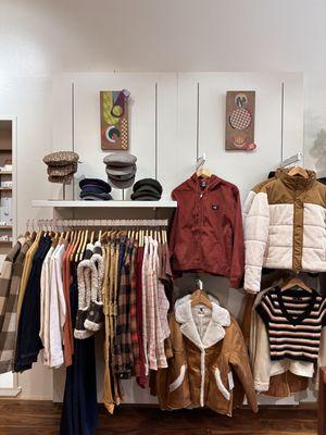 Dickies and Brixton jackets and some art by our friend Laura Brush