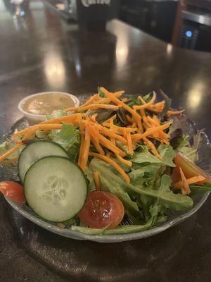 Side salad add balsamic