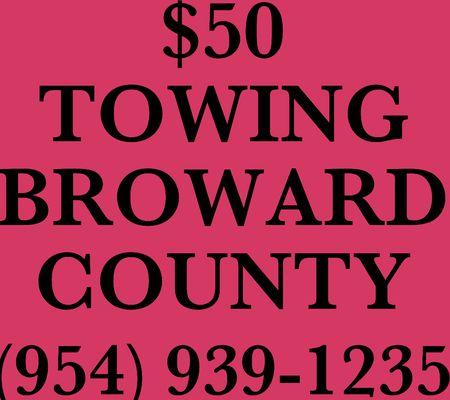 Cheap & Quick Towing Service Broward County