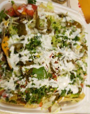 Steak nachos