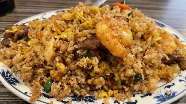 House Special fried rice.