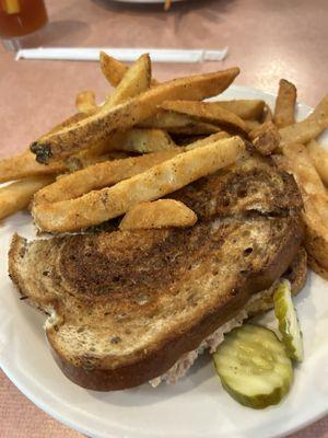Tuna Melt with fries