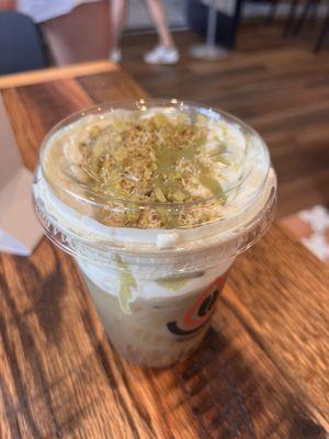 Dubai chocolate matcha