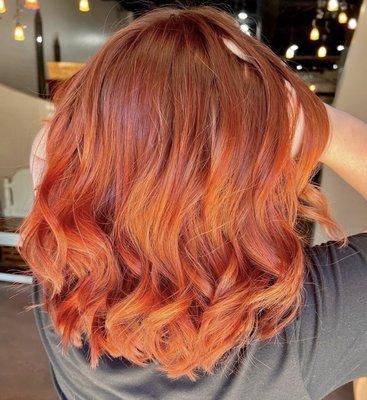 My hair, colored and cut by Liisa Miller!