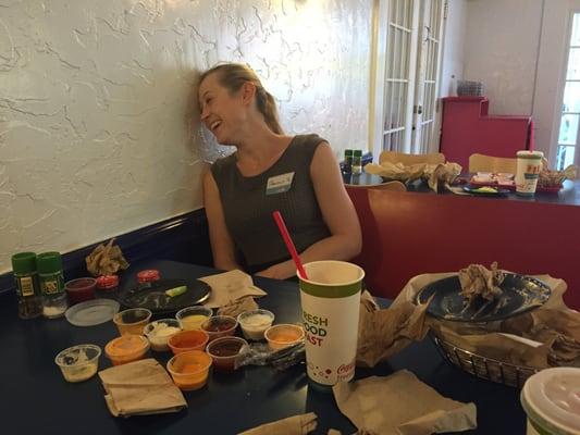 The food coma...it's an epidemic here!