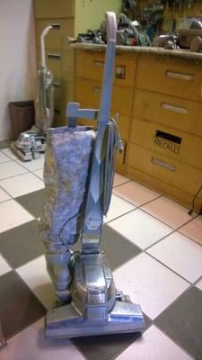 My Kirby looking great after a tune up at Pat's Kirby Vacuum Repair.