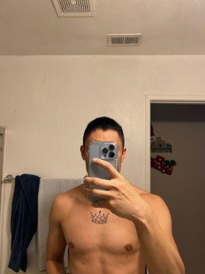 Terrible skill. He cut with one hand