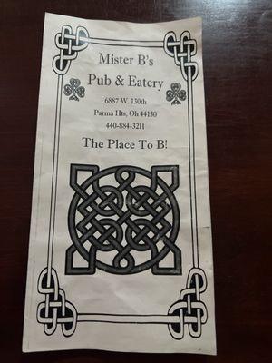 Mr B's Irish Pub Restaurant Eatery