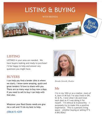 Brenda Sierecki - Real Estate One