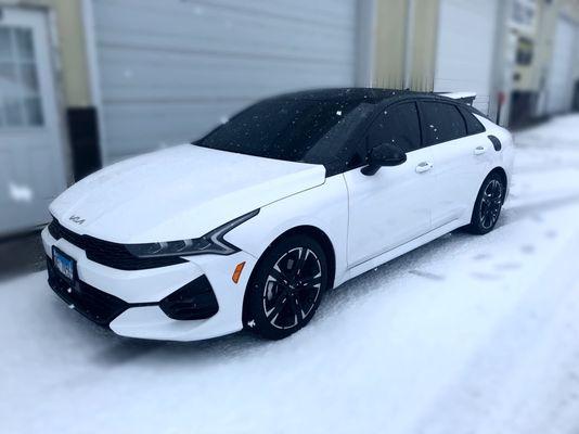 Blacked out Kia