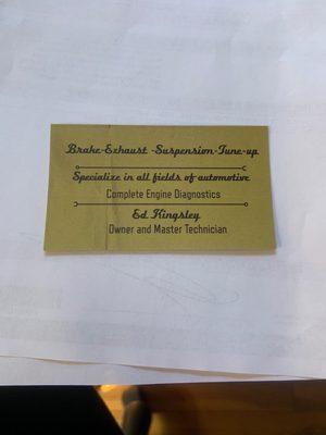 Kingsley's Automotive Repairs