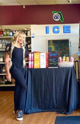 Come on down now and sample CANTRIP THC drinks!