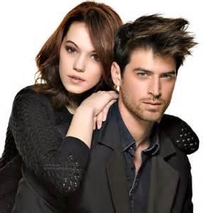 woman and mens hairstyling.