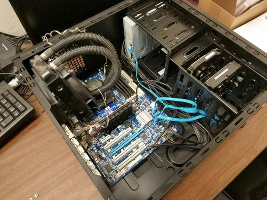 Replacing a motherboard