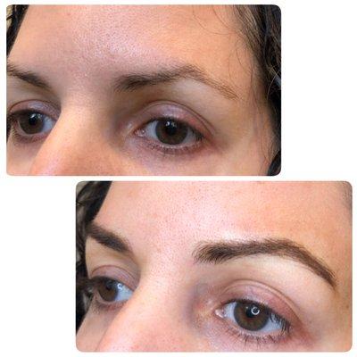 Before and After Microblading & Shading