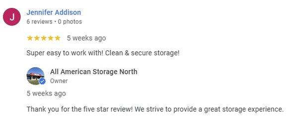 All American Storage - North