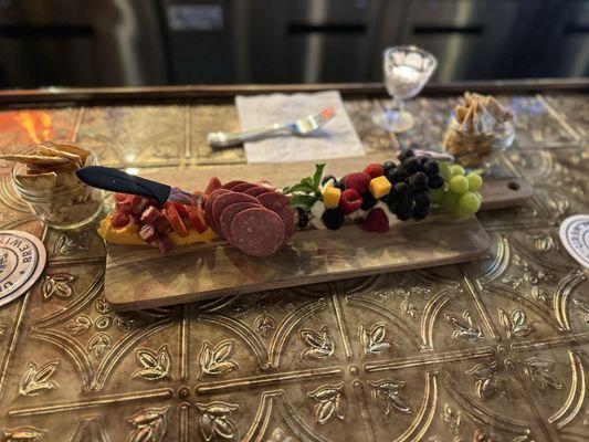 Yummy charcuterie board!