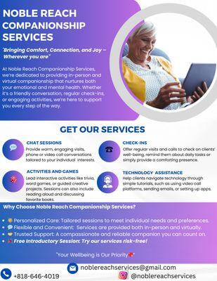 Noble Reach Companionship Services