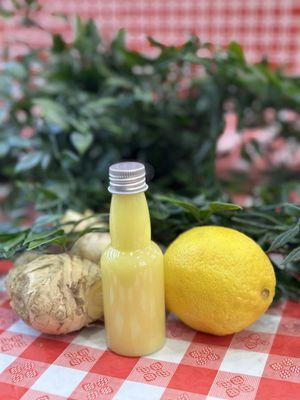 Ginger and lemon shot ( Recommended )
