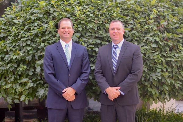Rob Hersch and Chris Spicer of Frank D. Spicer Insurance Agency in Fairfax VA