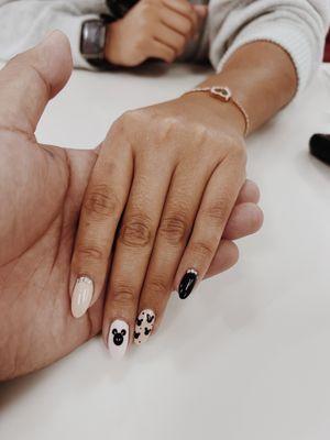 Disneyland theme nails